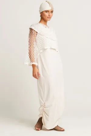 Cotton Lycra Ruched Tank Dress