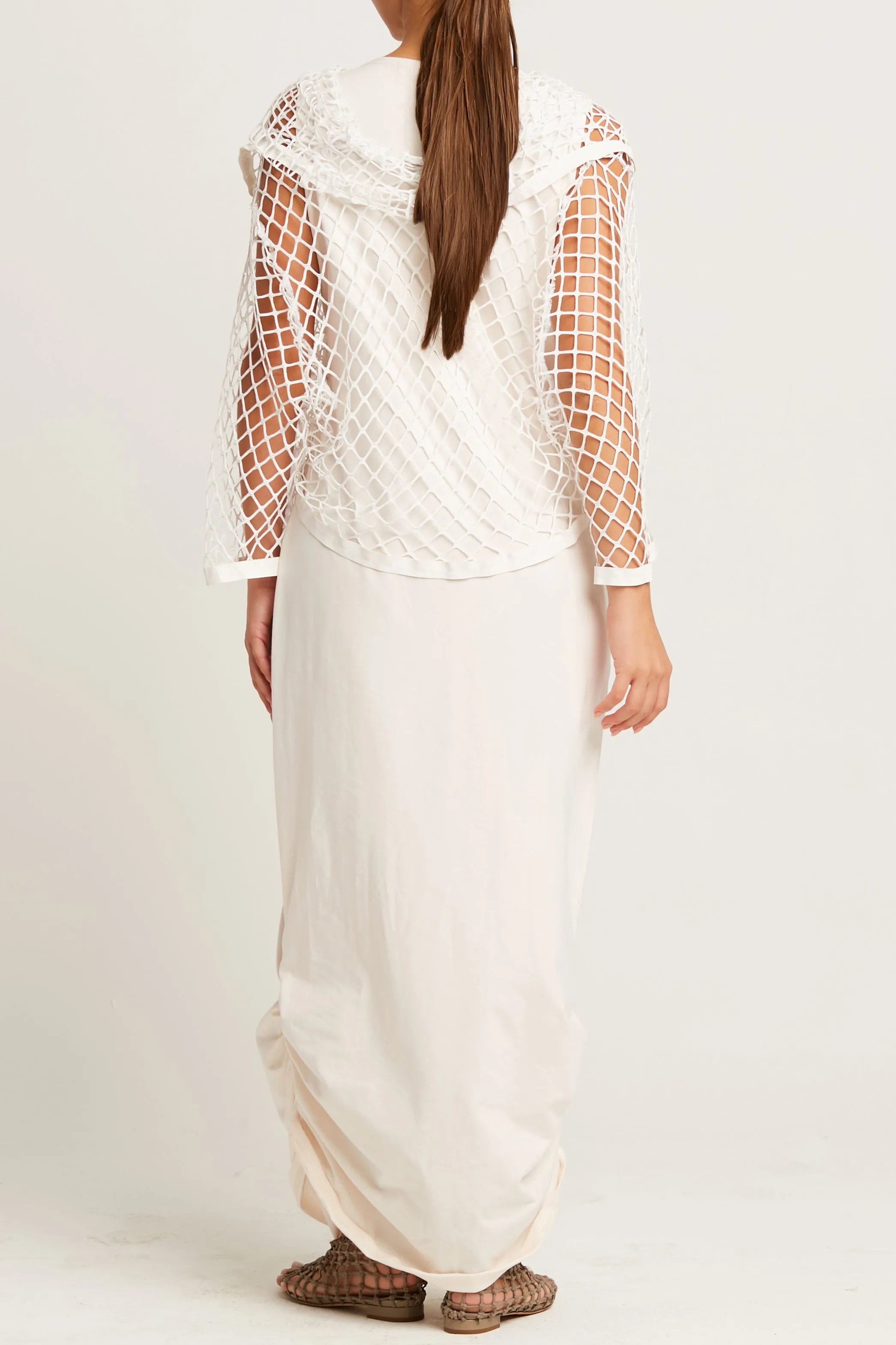 Cotton Lycra Ruched Tank Dress