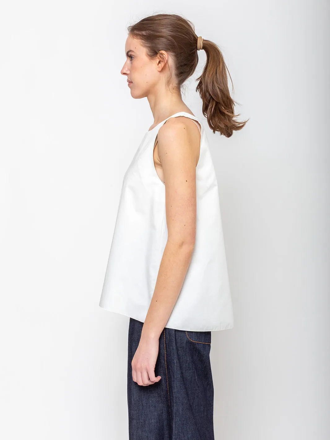 Cotton Poplin Tank - Jasmine