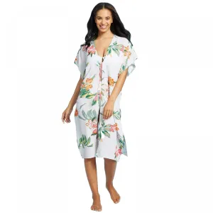 Cover 2 Cover Women's Smocked Back Kimono Cover Up