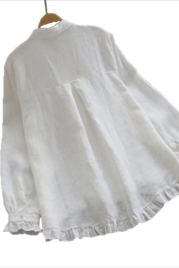 Cozy Cotton & Linen Blouse