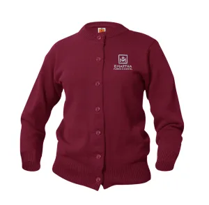 Crew Neck Sweater w/Buttons- St. Martha
