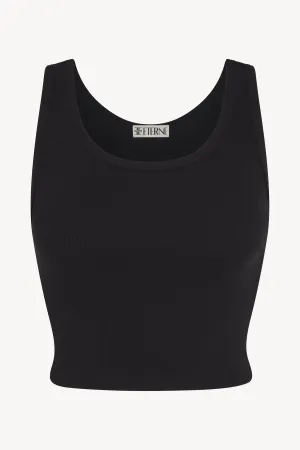 Cropped Scoop Neck Tank