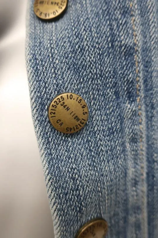 Current/Elliott Denim Vest Super Loved Size 3 Sleeveless Snap Jacket