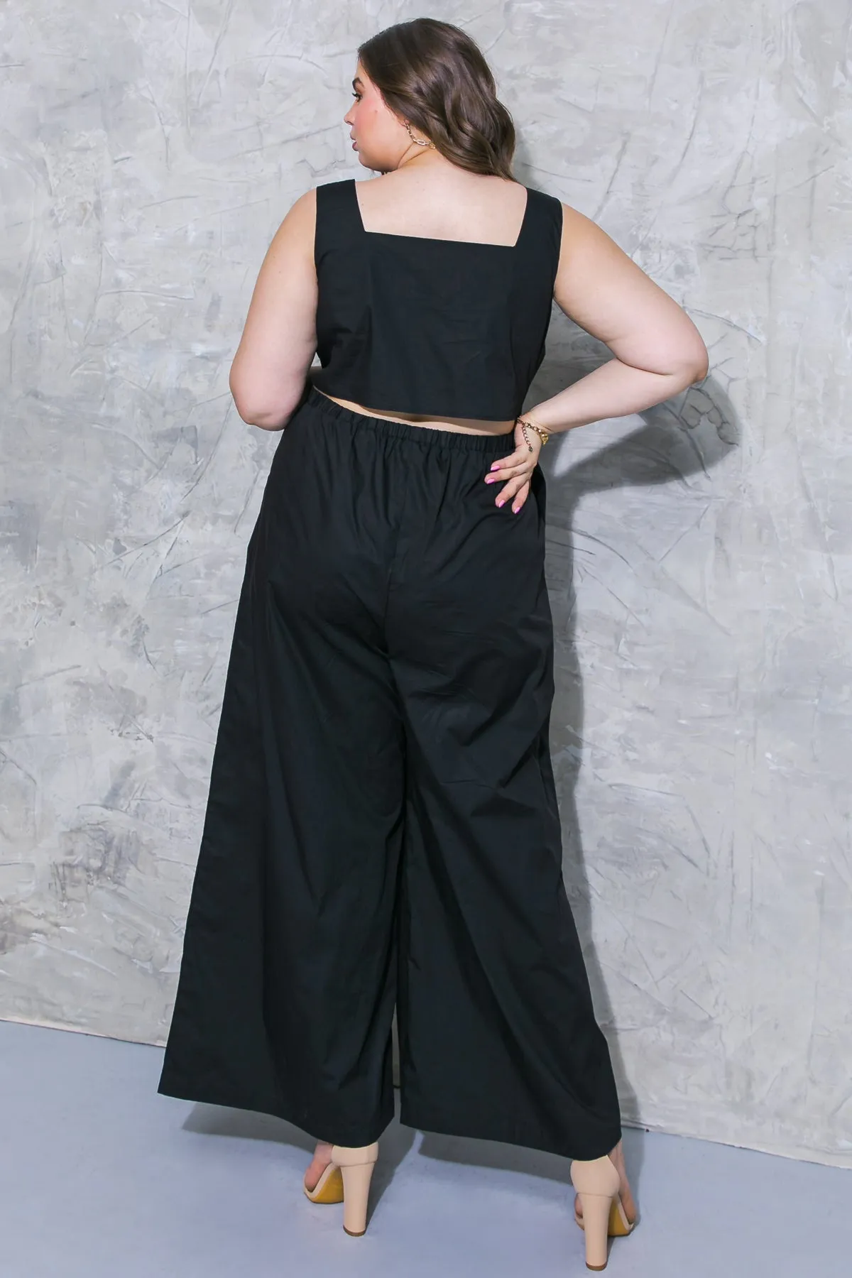 Curvy Solid Jumpsuit