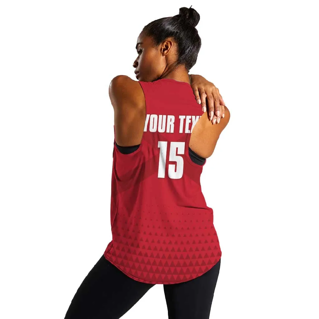 Custom Burundi Football Women Racerback Tank Go Intamba Go LT15