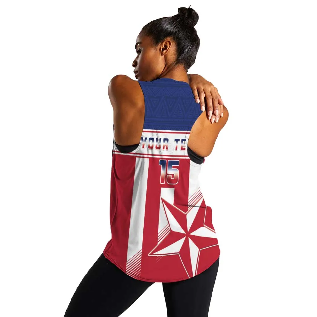Custom Liberia Football Women Racerback Tank Sporty Style LT15