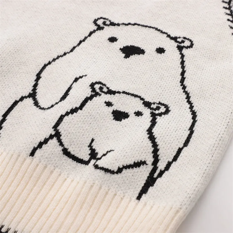 Cute Bear Jacquard Vest UB6189