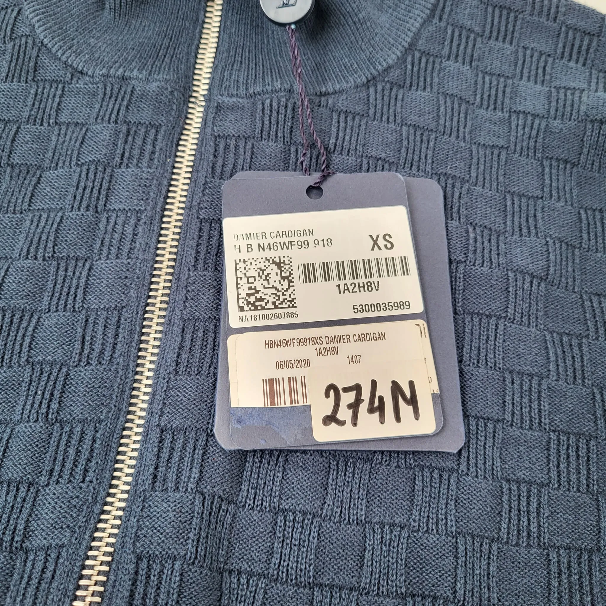 Damier Cardigan