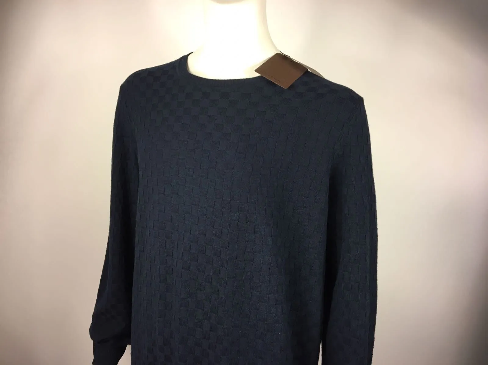 Damier Crewneck Sweater