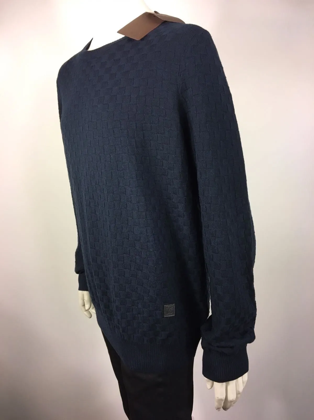 Damier Crewneck Sweater