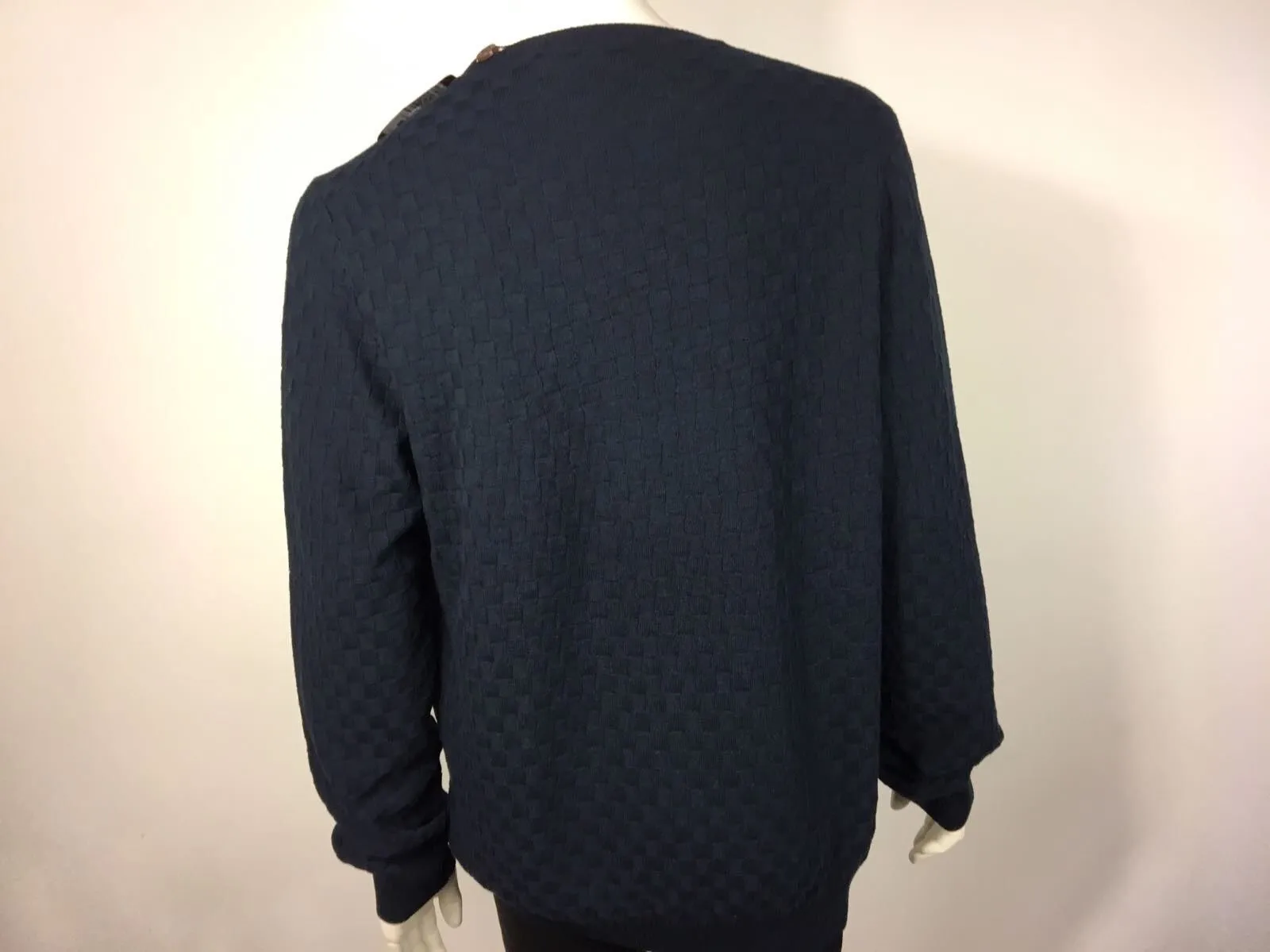 Damier Crewneck Sweater