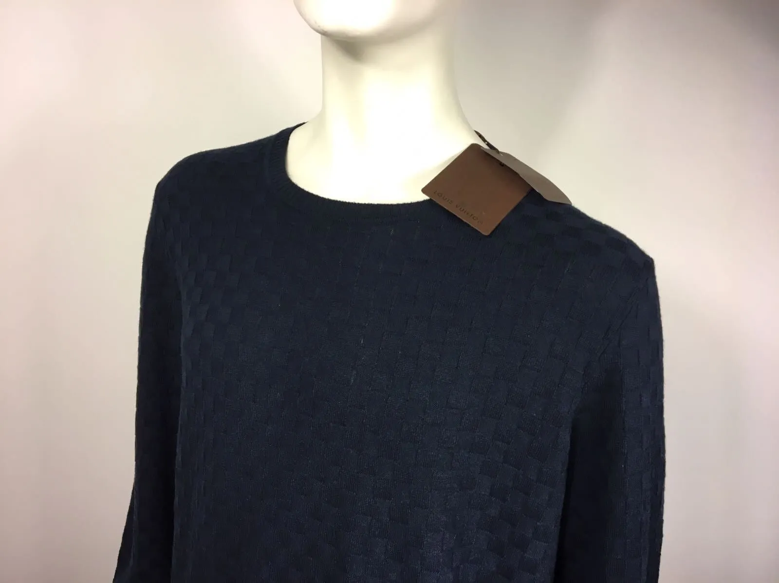 Damier Crewneck Sweater