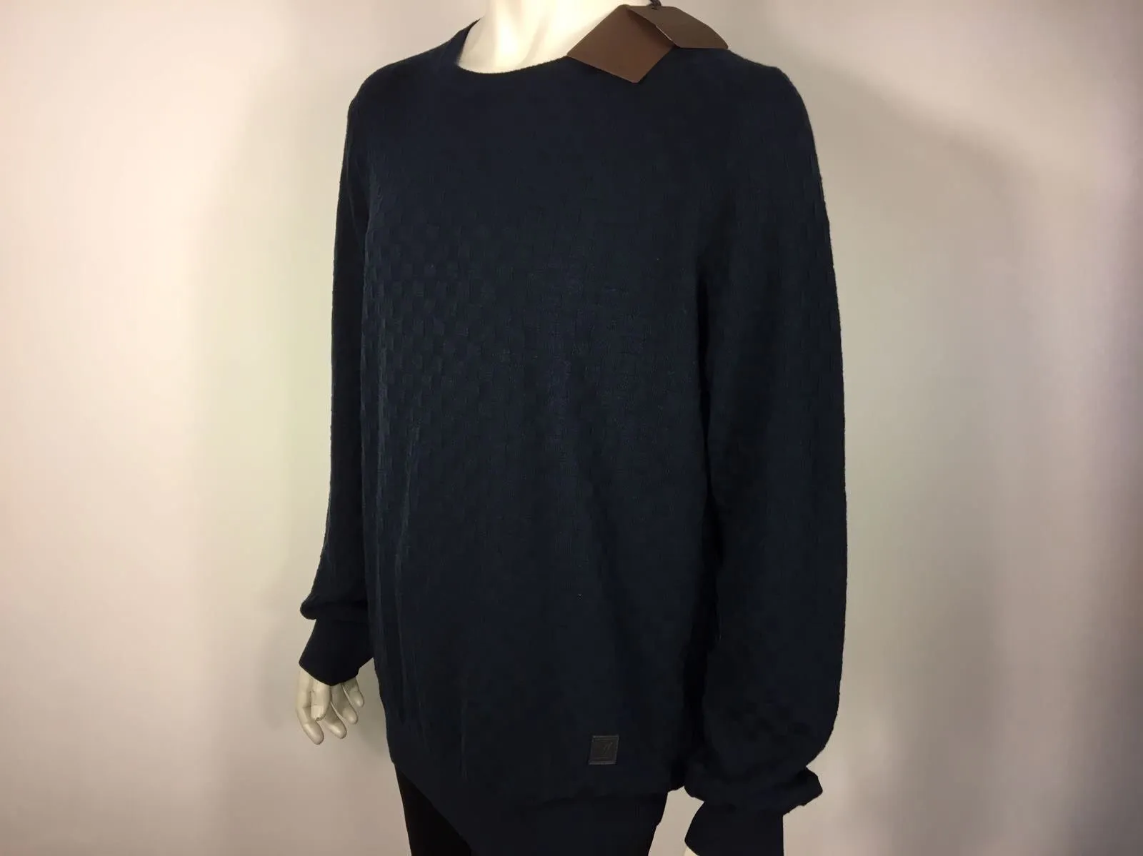 Damier Crewneck Sweater