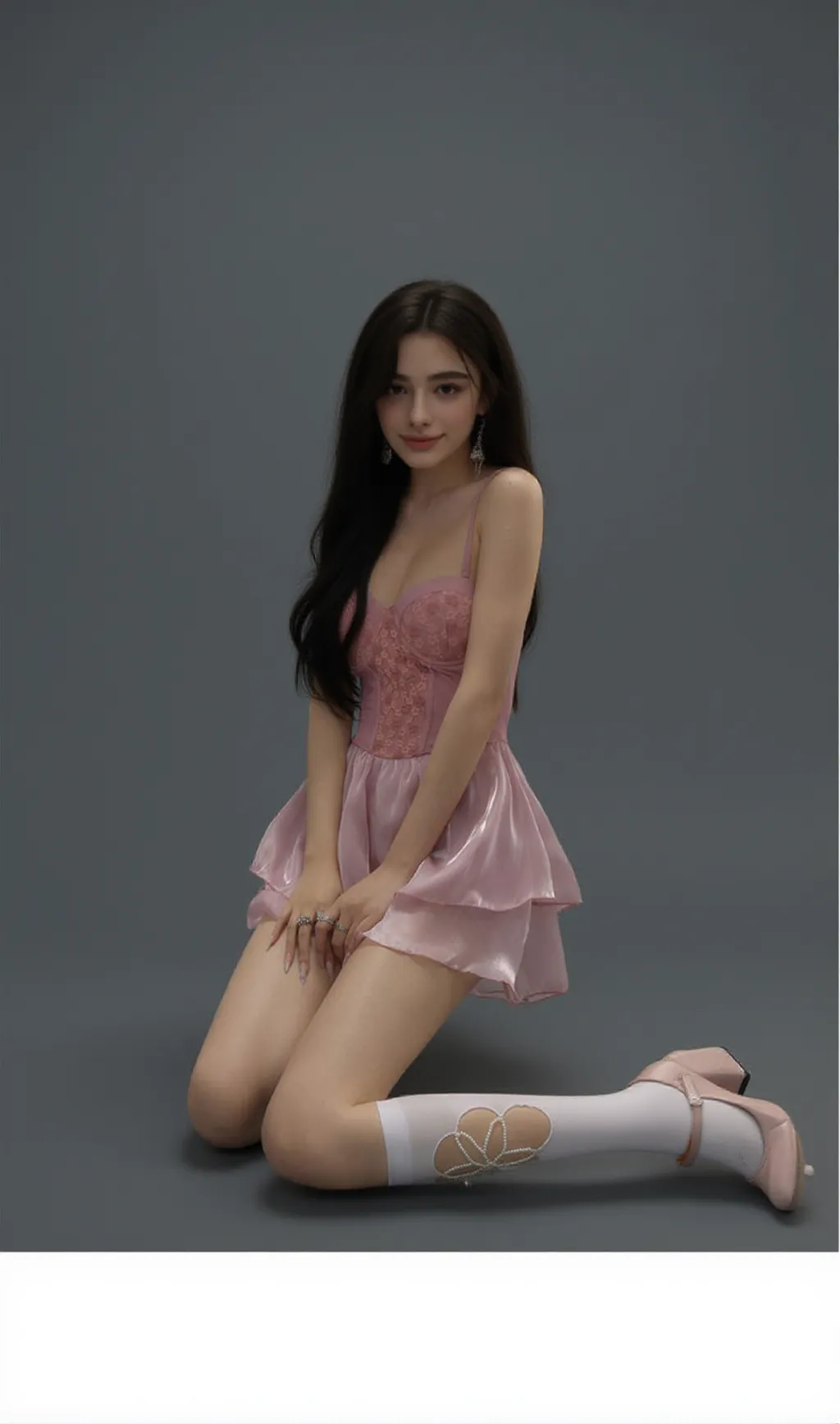 Danika Pink Floral Dress Swimsuit