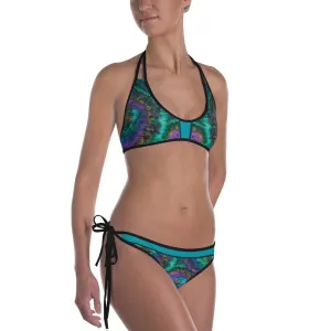 Dark Tie-Dye - Reversible Bikini