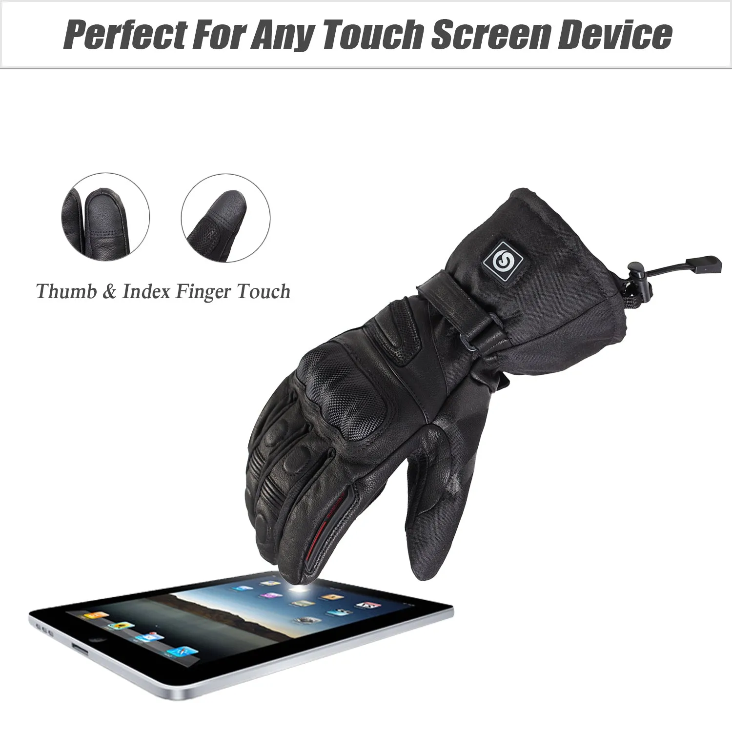 Day Wolf SDW03 Heated Motorcycle Gloves