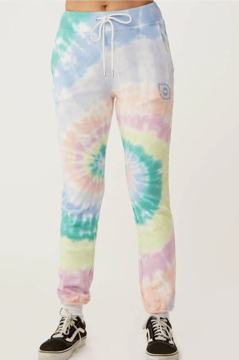 Daydreamer LA La Eye Jogger In Prismatic Tie Dye as seen on Vanessa Hudgens