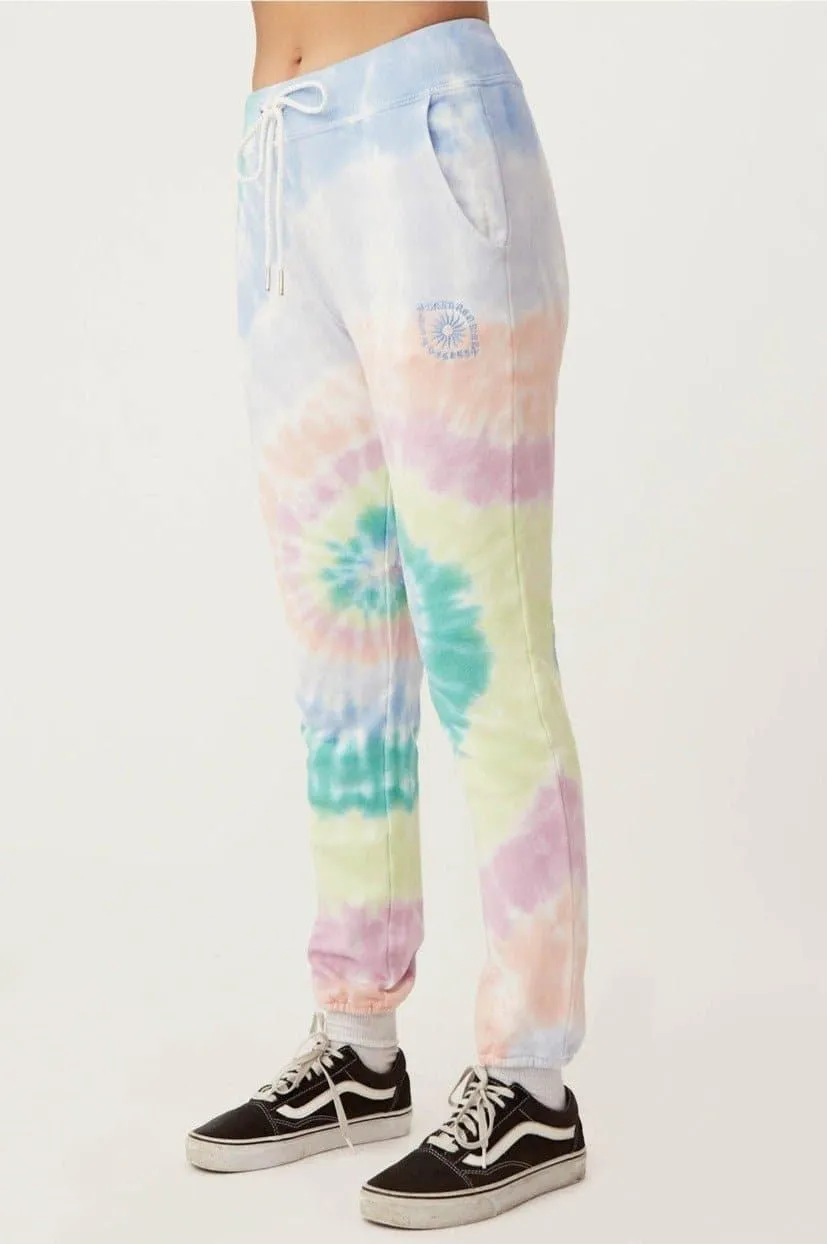 Daydreamer LA La Eye Jogger In Prismatic Tie Dye as seen on Vanessa Hudgens