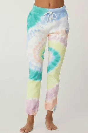 Daydreamer LA La Eye Jogger In Prismatic Tie Dye as seen on Vanessa Hudgens