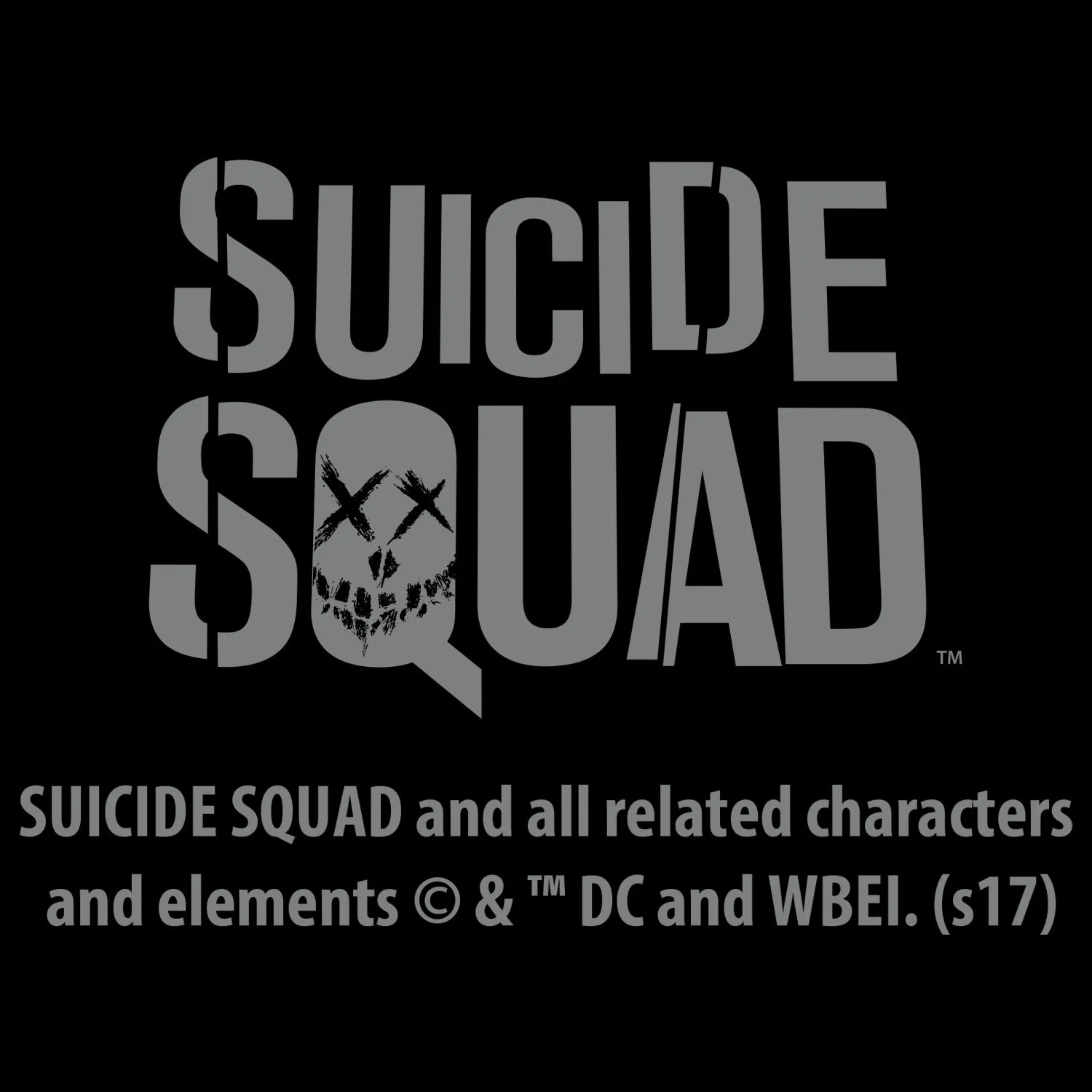 DC Suicide Squad Harley Joker Quinn Face Tattoo Official Women's Long Tank Dress (Black)