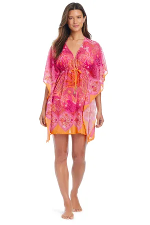 Desert Bloom Caftan Coverup
