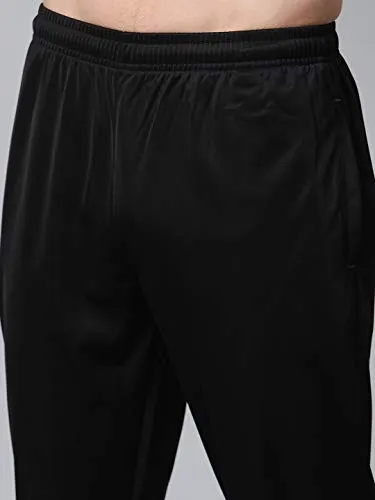 DIDA Black Polyester Athletic Gym Running Sports Tracksuit for Men