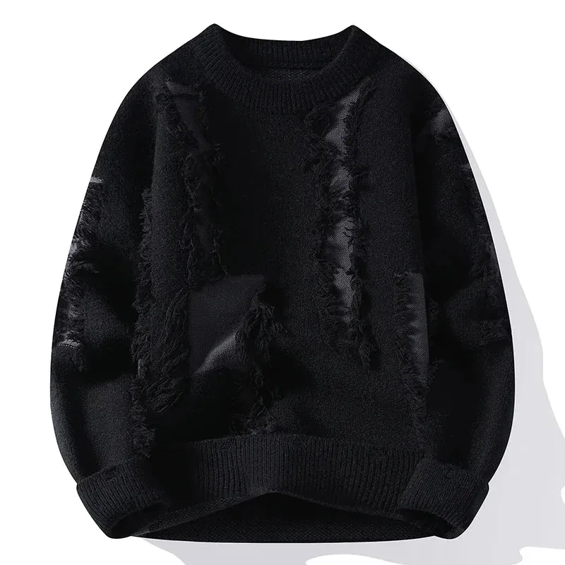 Distress Mode Crew Neck Sweater