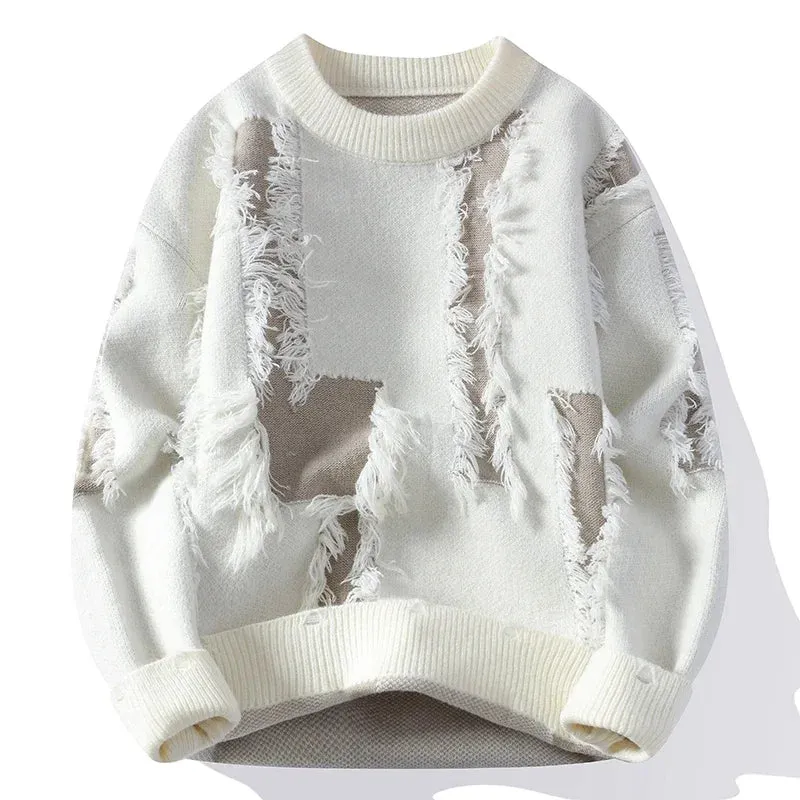 Distress Mode Crew Neck Sweater