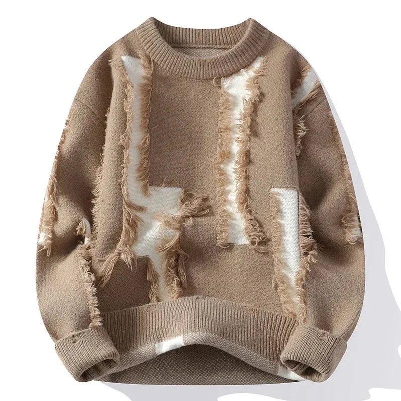 Distress Mode Crew Neck Sweater
