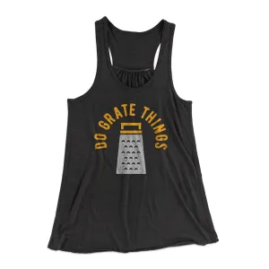 Do Grate Things Women's Flowey Racerback Tank Top