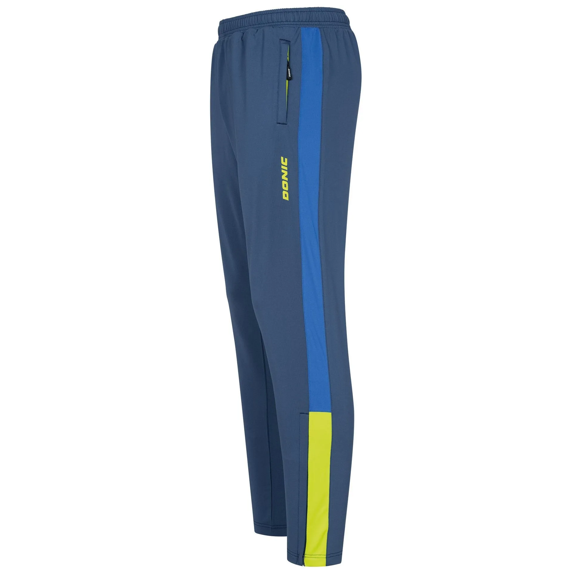Donic Tracksuitpants Trial navy/royalblue/lime