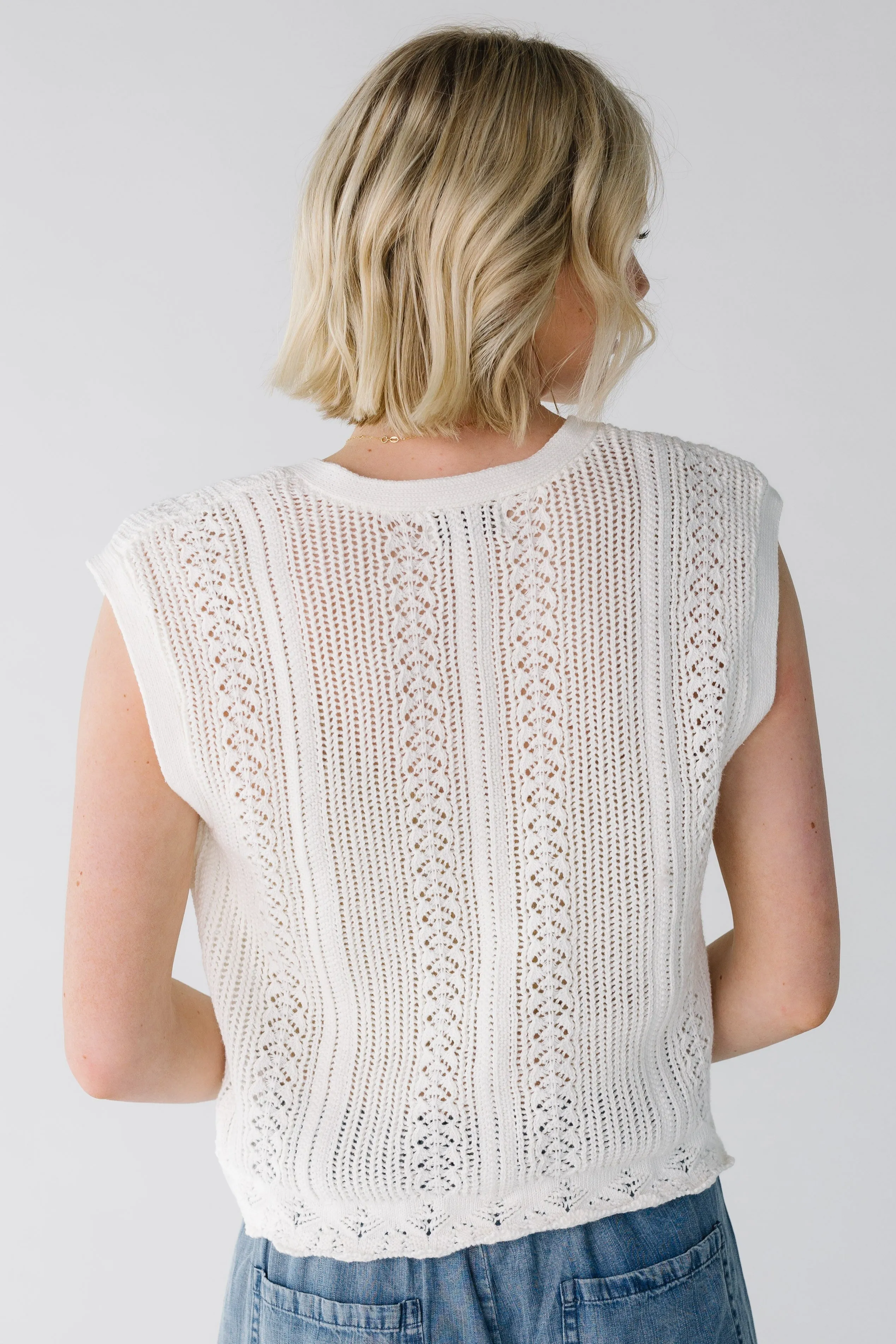 Dreamy Crochet Knit Vest