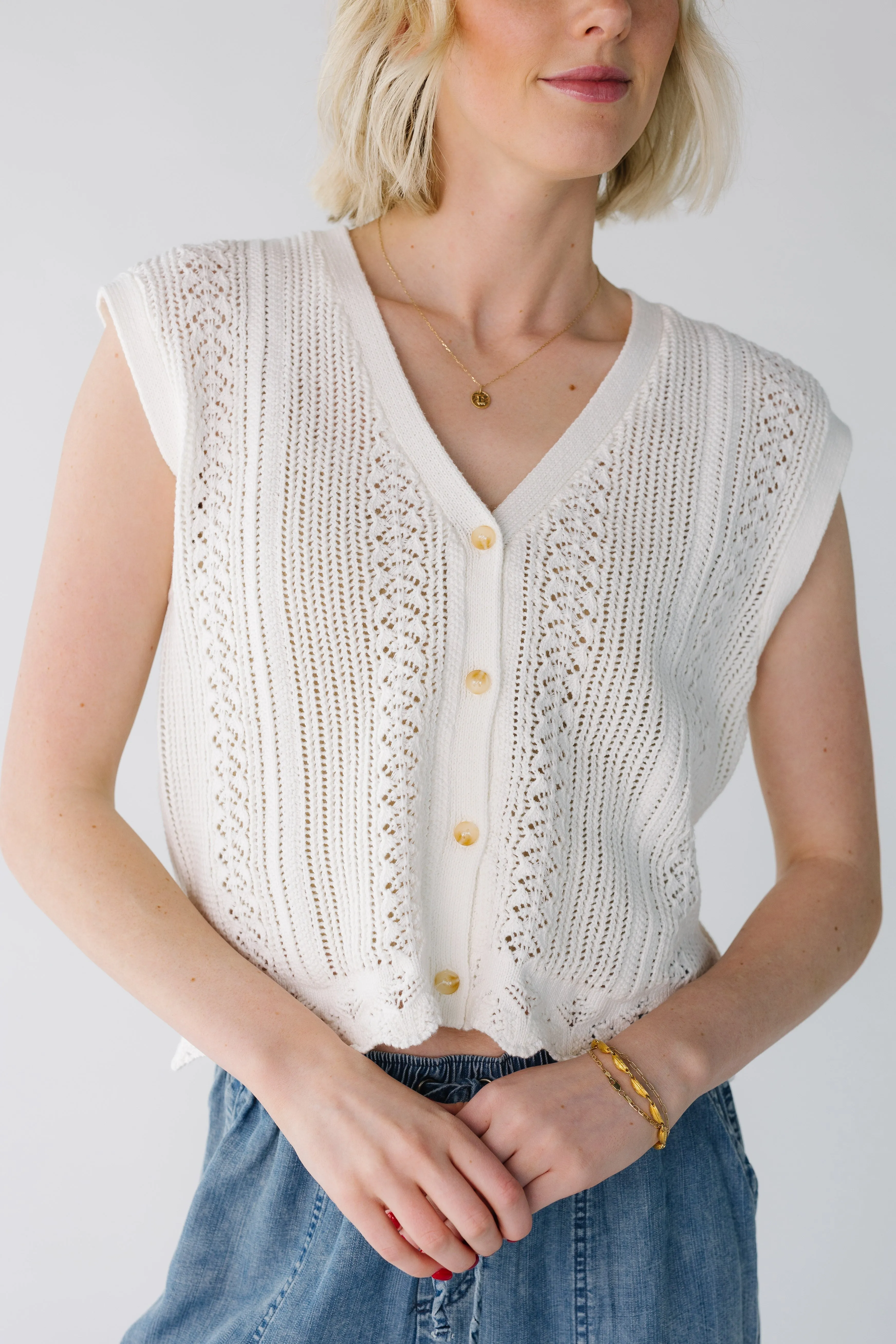Dreamy Crochet Knit Vest
