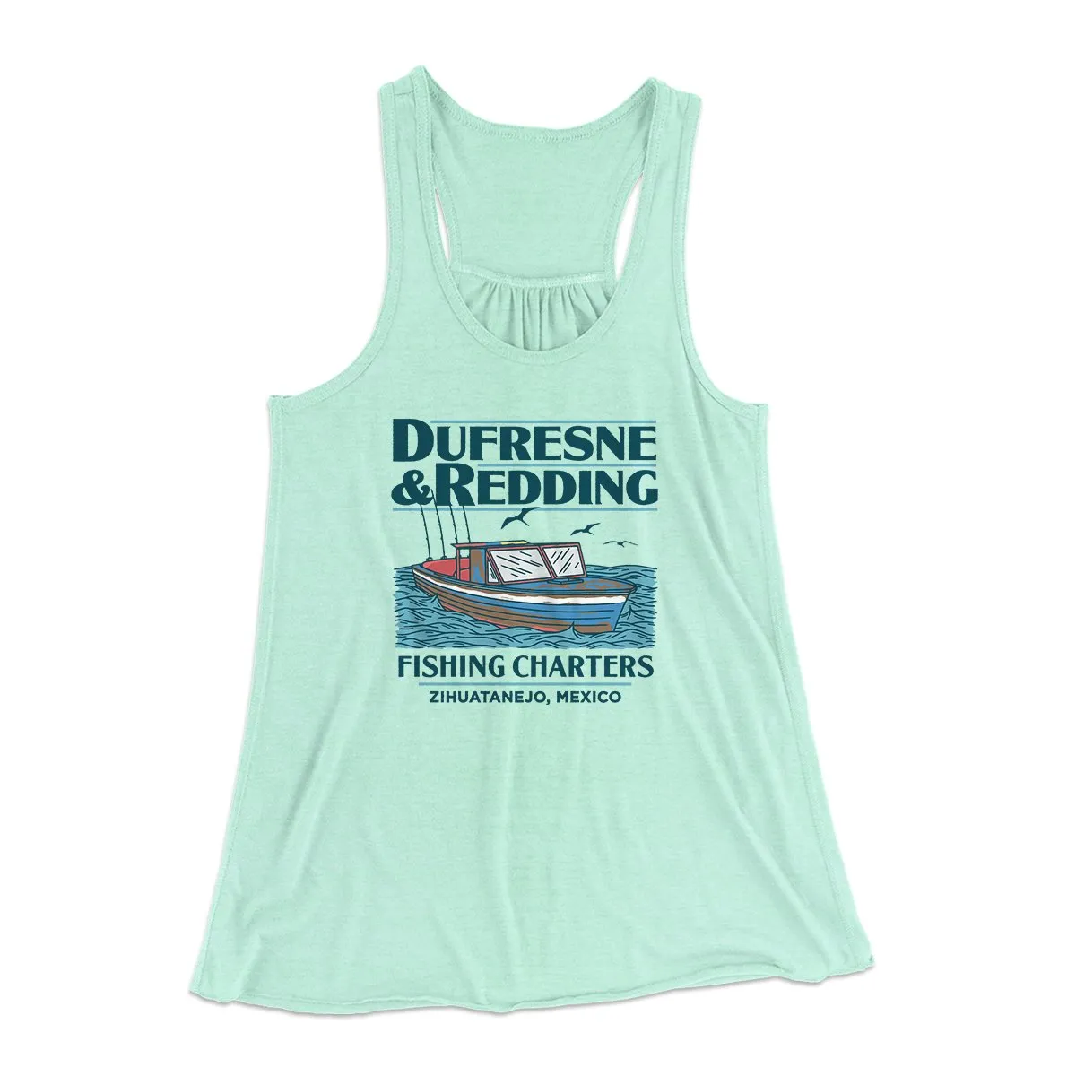 Dufresne & Redding Fishing Charters Women's Flowey Tank Top