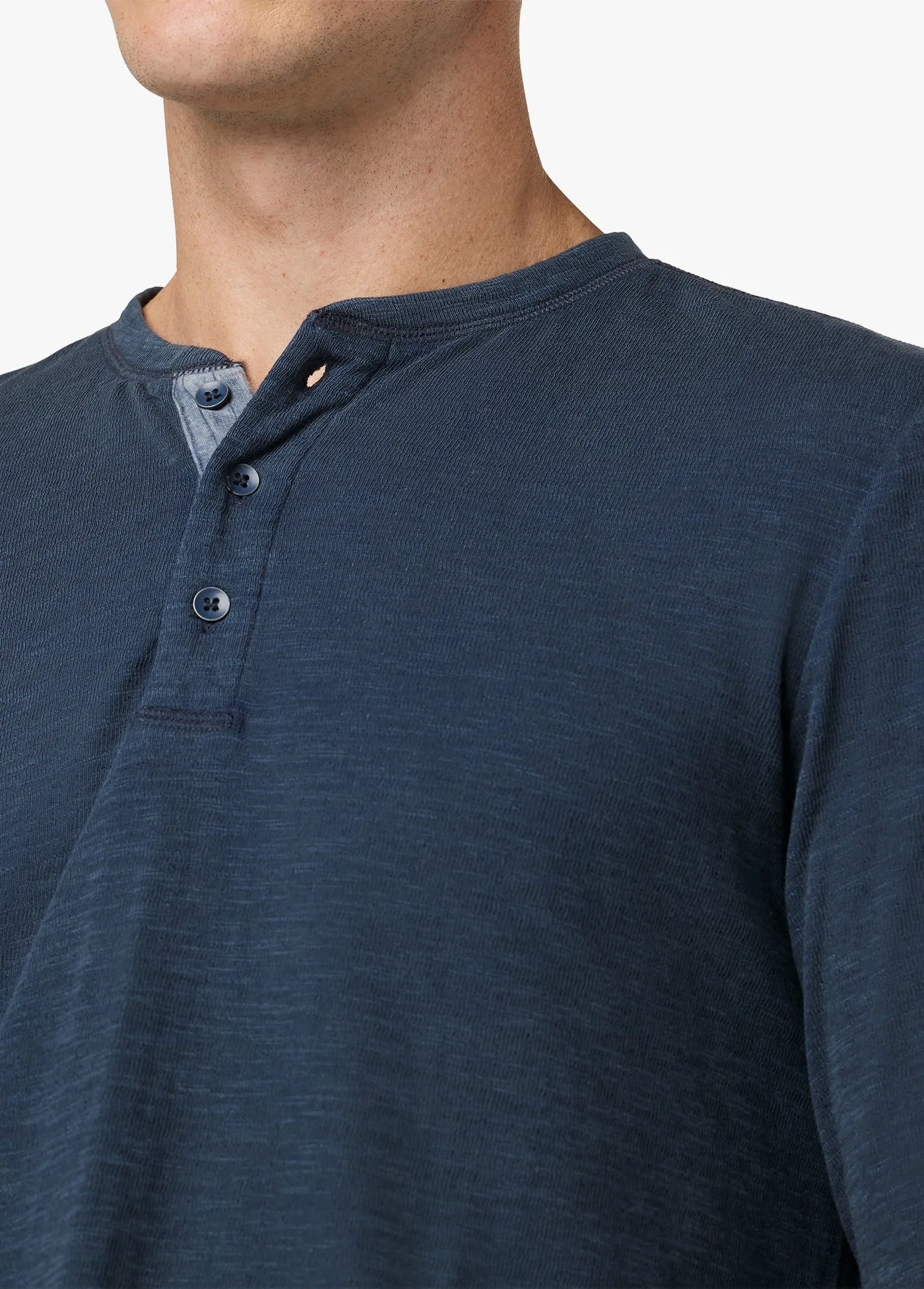 DWIGHT DOUBLE FACE HENLEY