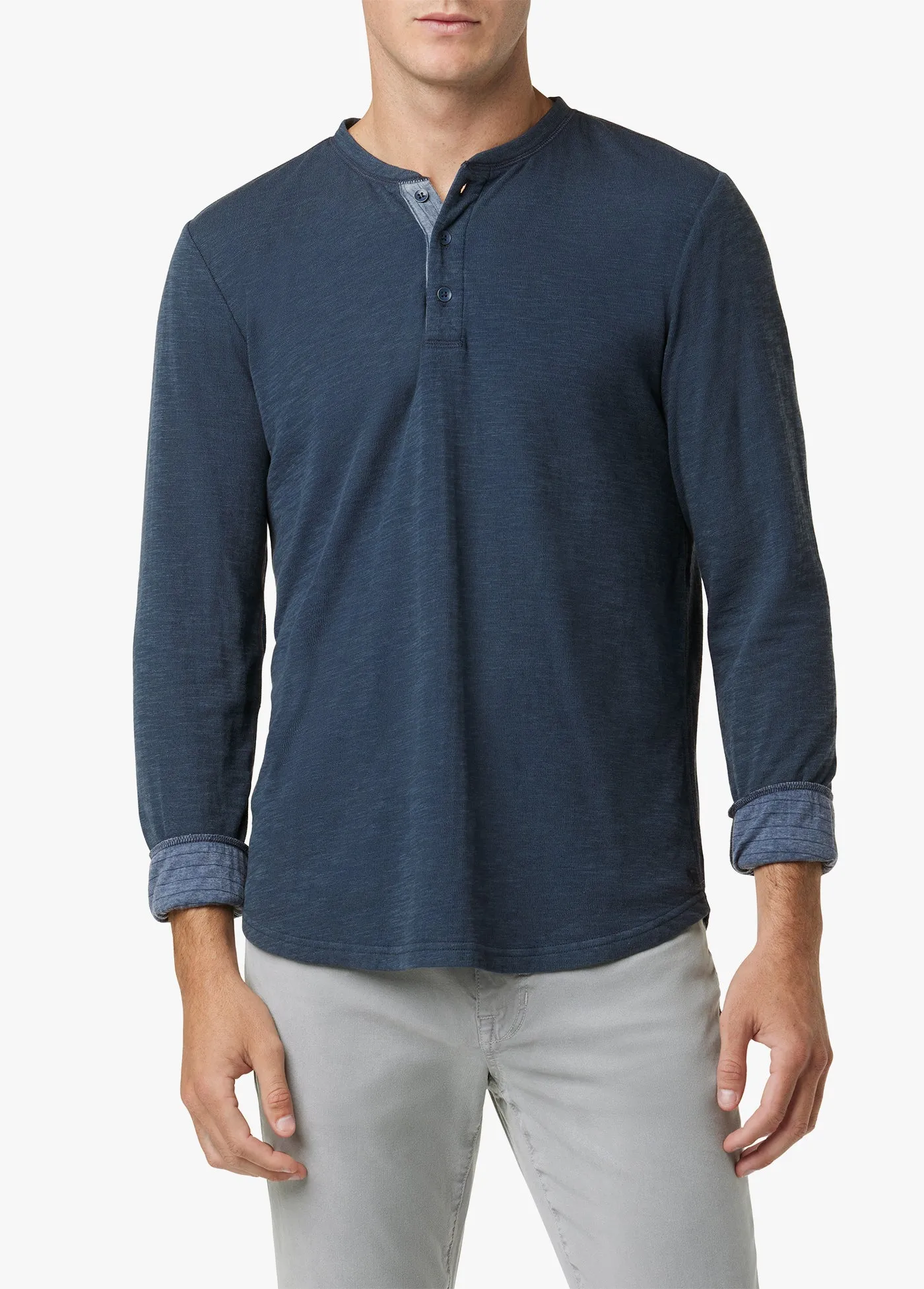 DWIGHT DOUBLE FACE HENLEY
