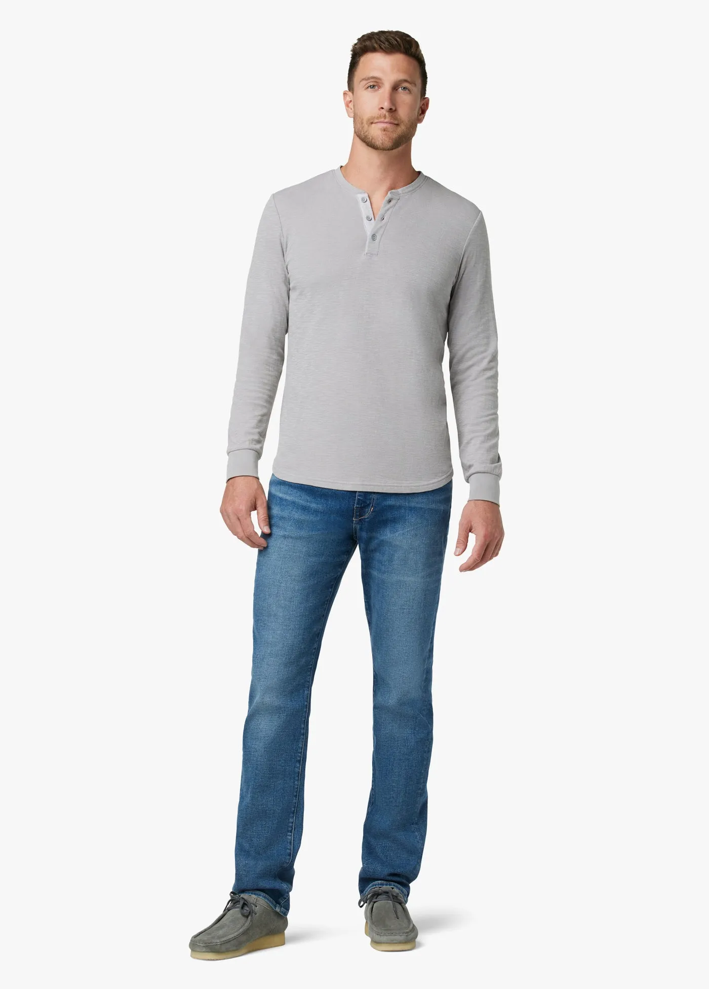 DWIGHT DOUBLE FACE HENLEY