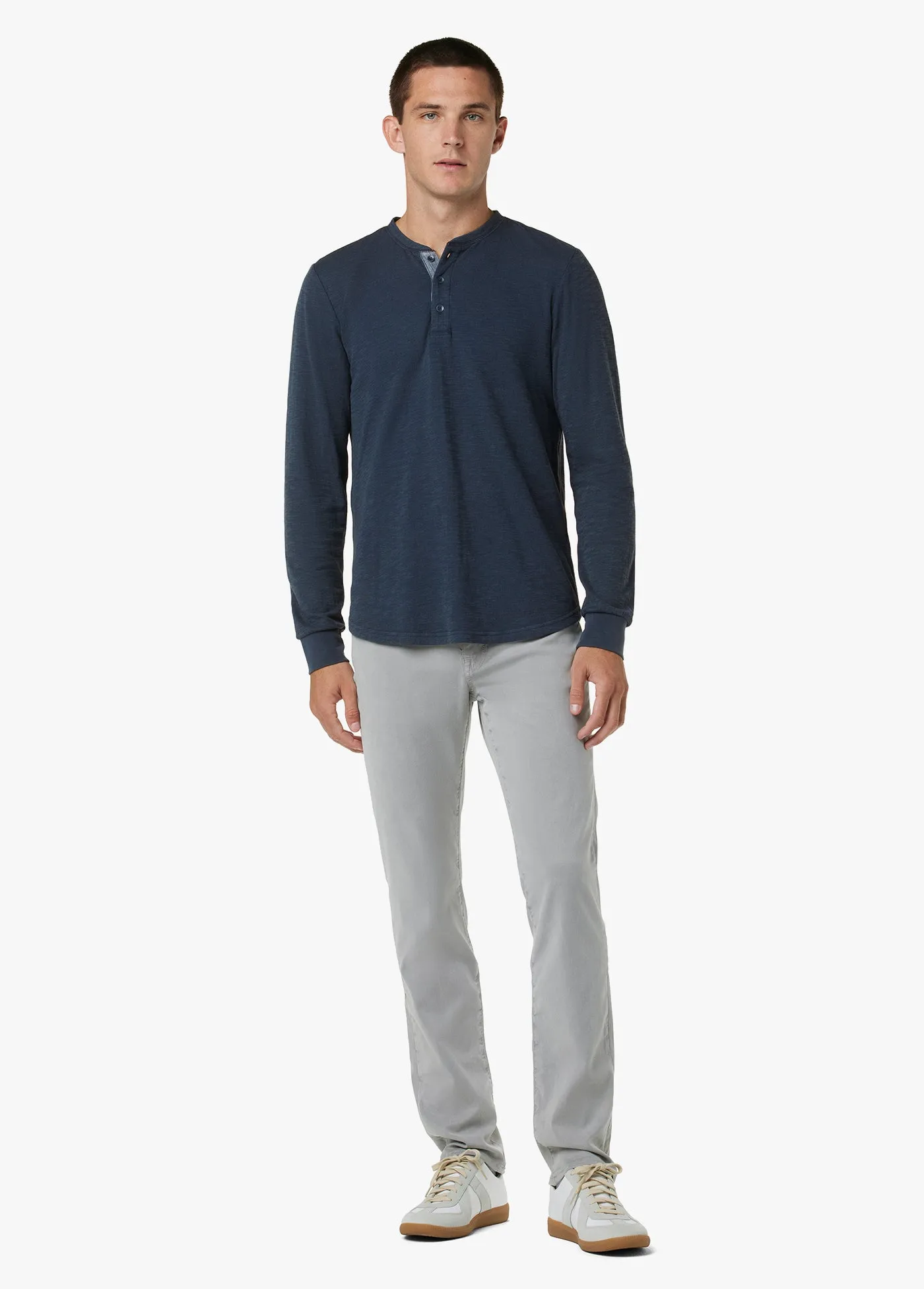 DWIGHT DOUBLE FACE HENLEY