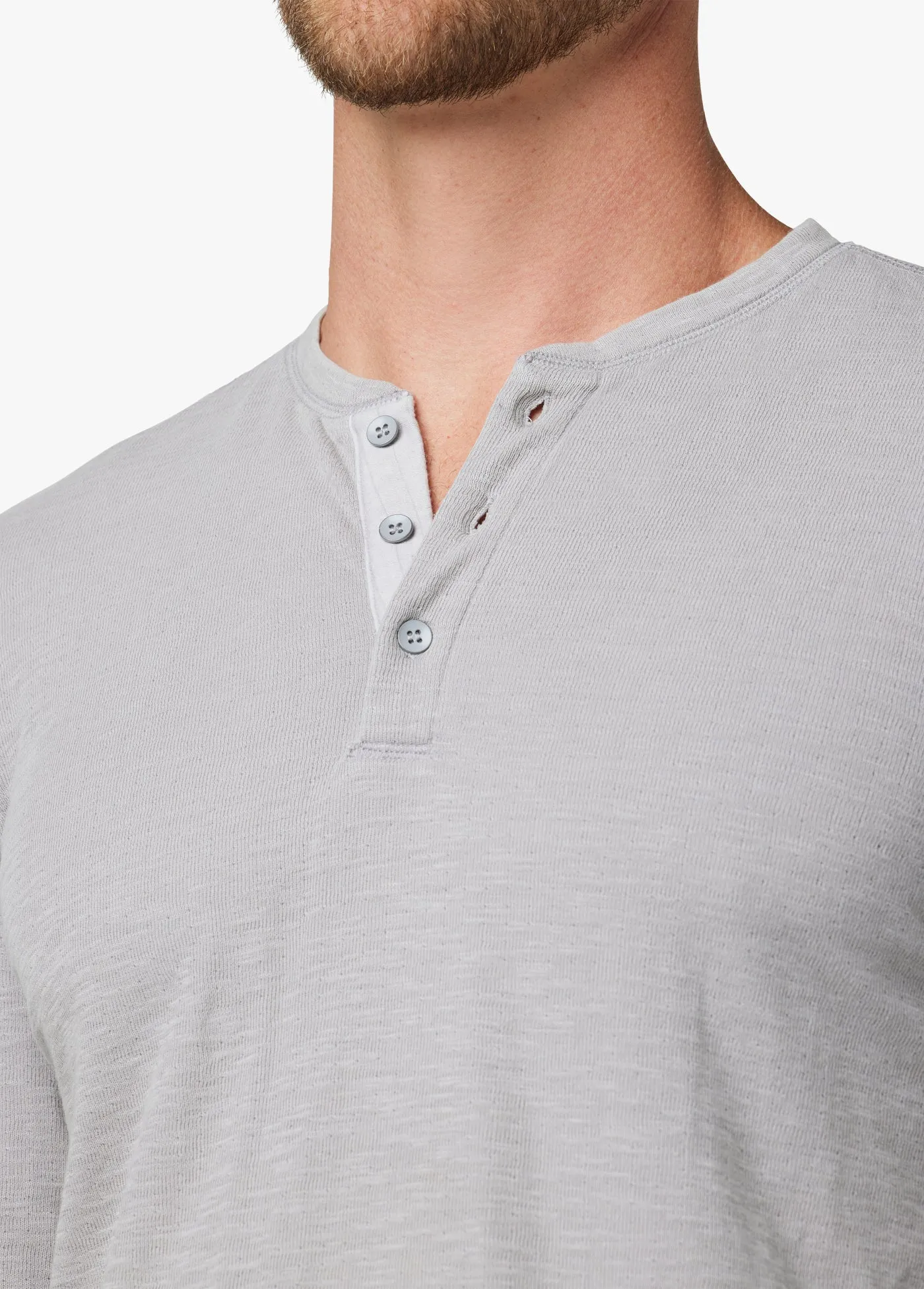 DWIGHT DOUBLE FACE HENLEY