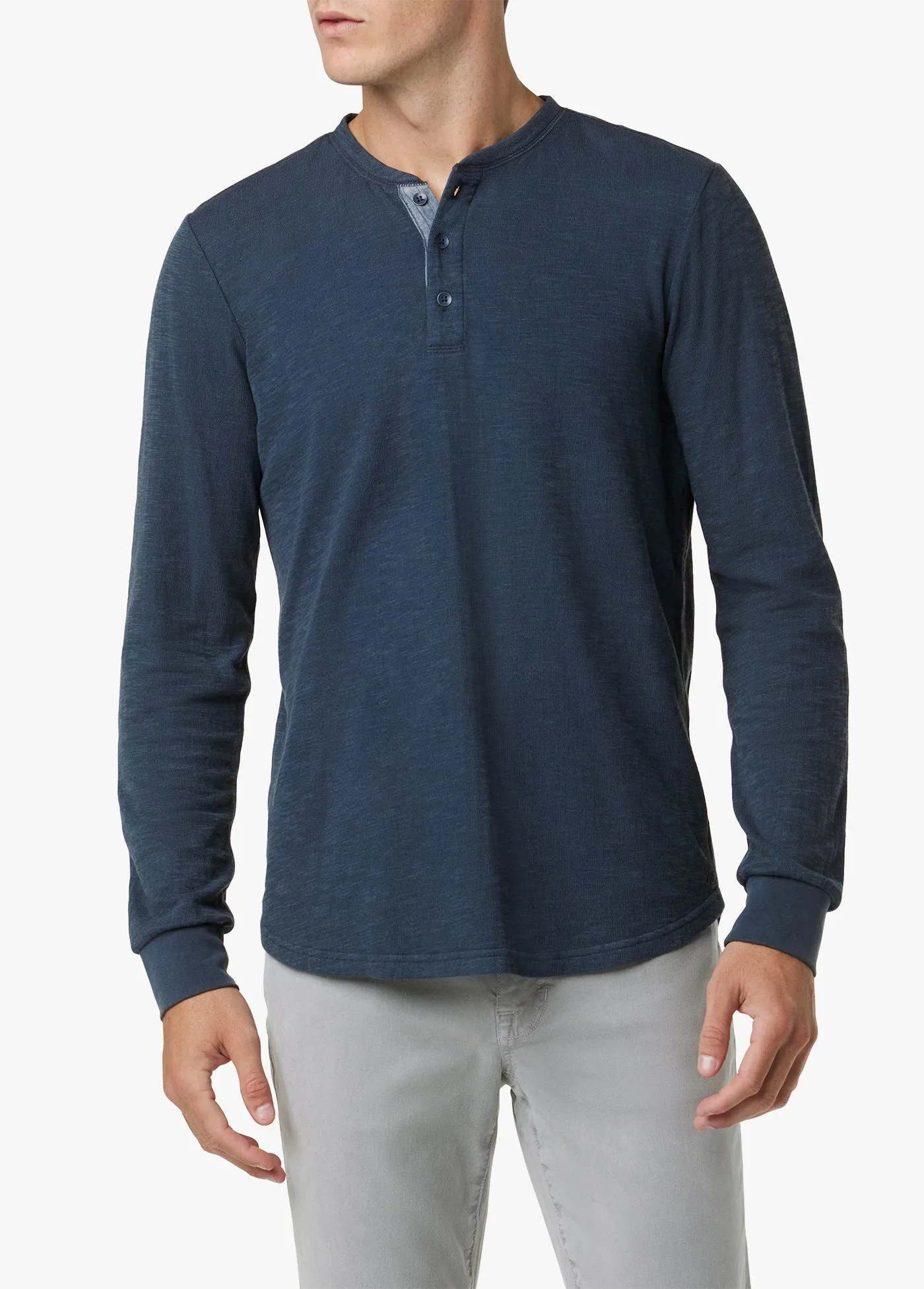 DWIGHT DOUBLE FACE HENLEY