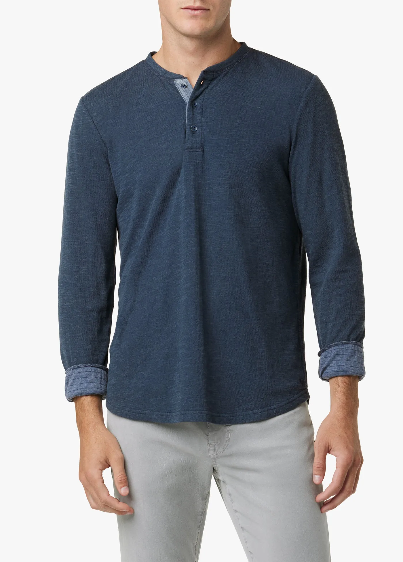 DWIGHT DOUBLE FACE HENLEY