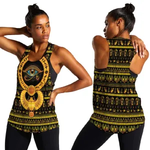 Egyptian God of The Sun Eye of Ra Women Racerback Tank LT9