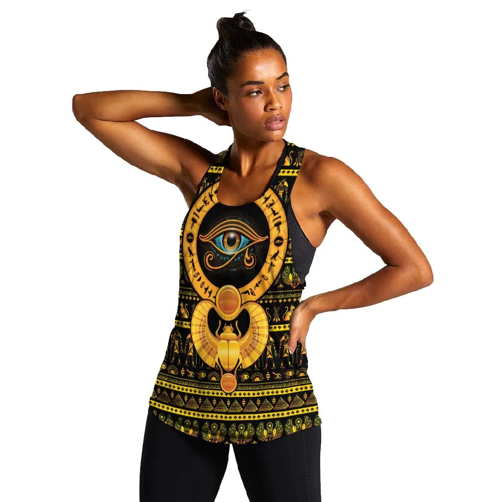 Egyptian God of The Sun Eye of Ra Women Racerback Tank LT9
