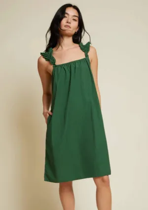 Elena Frilly Ruffle Midi