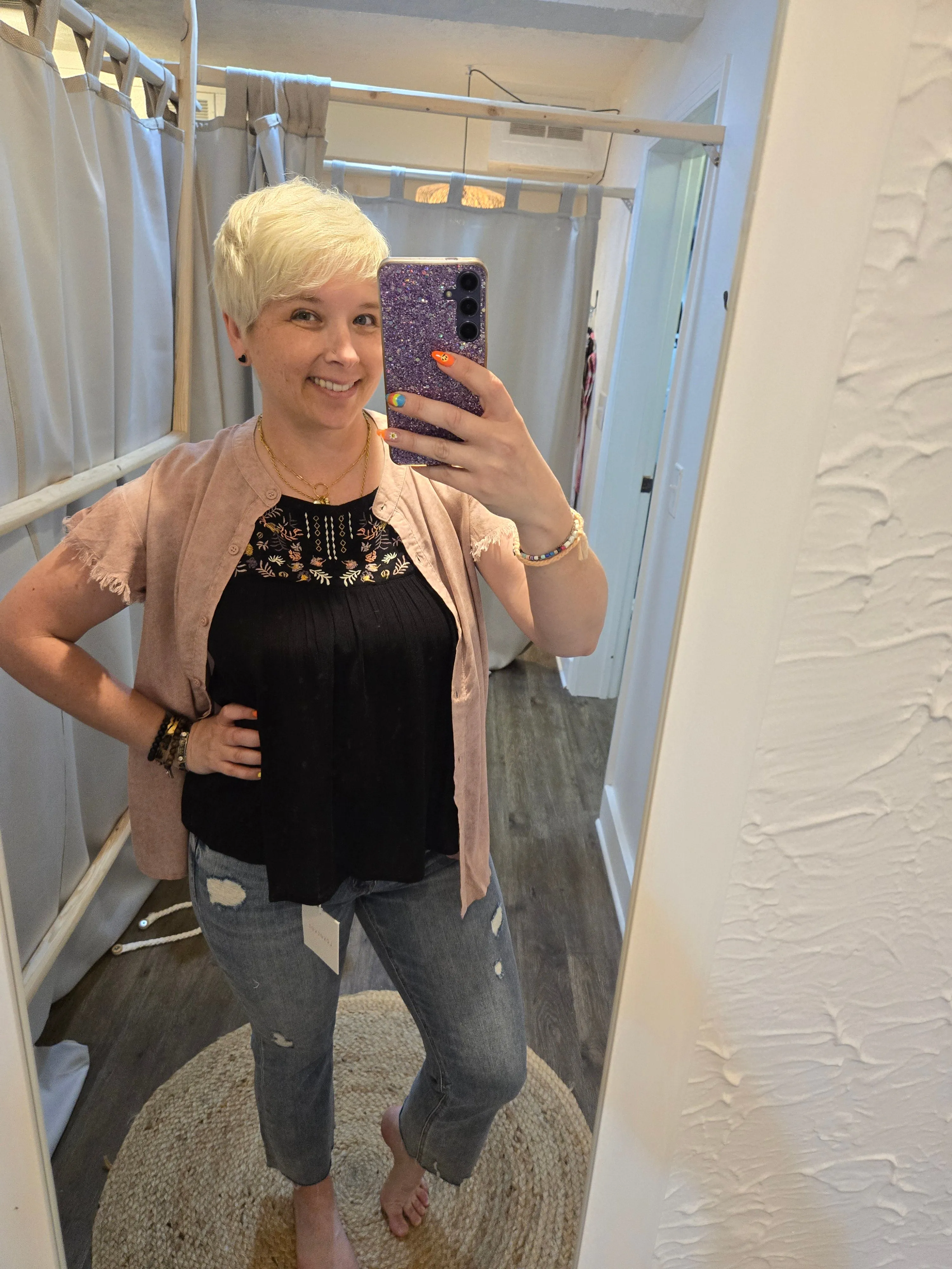 Embroidered Emmy Tank