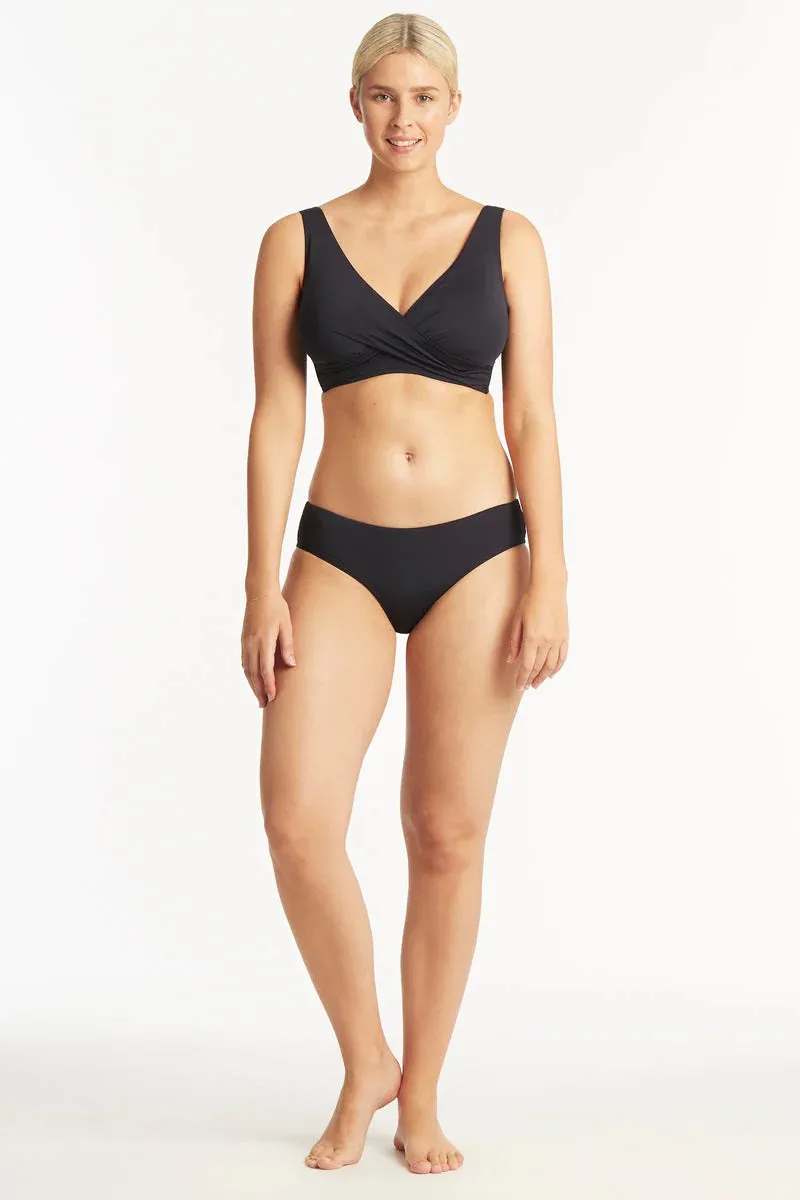 Essential G Cup Cross Front Top In Night Sky - Sea Level