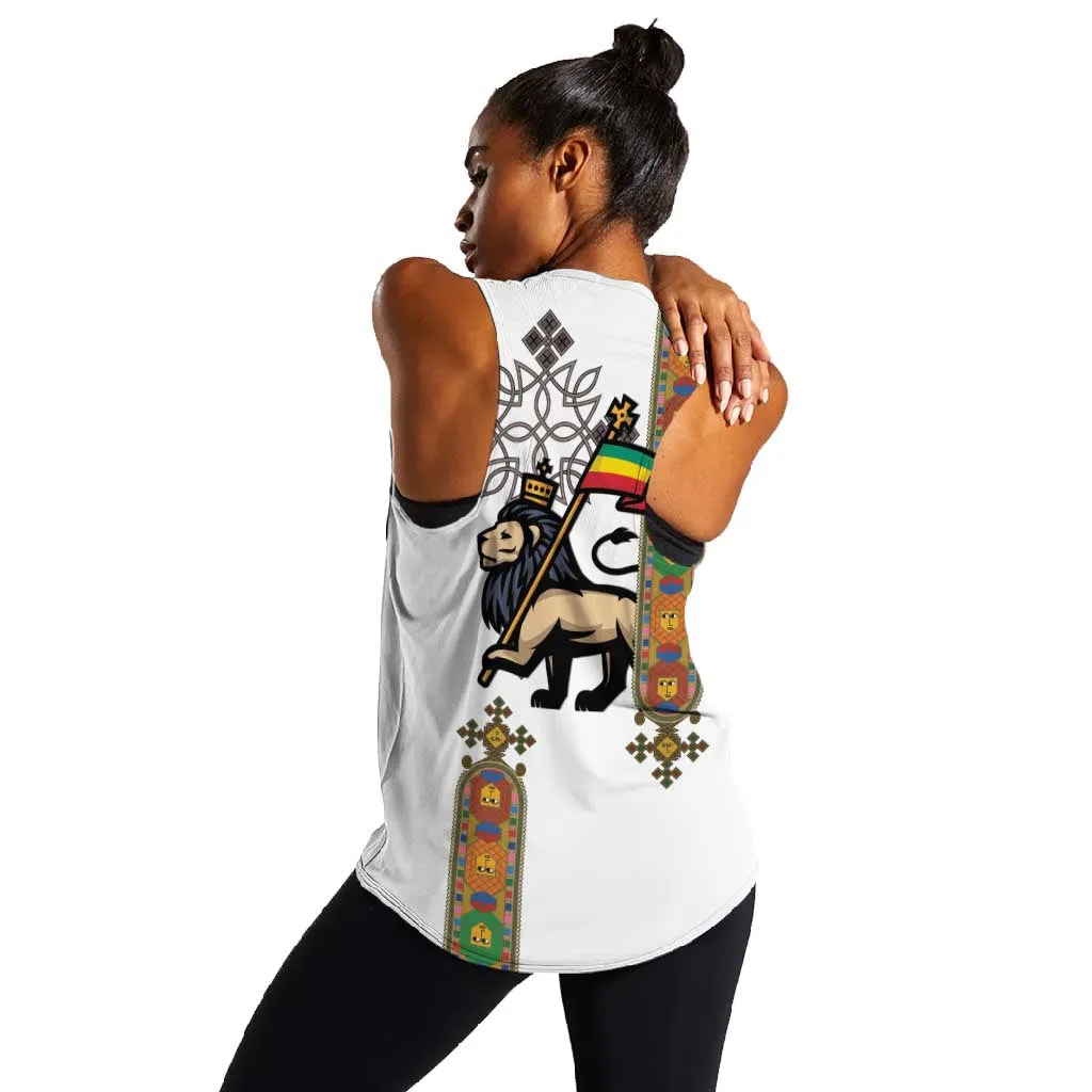 Ethiopia Saba Kemis Women Racerback Tank Lion Of Judah LT15