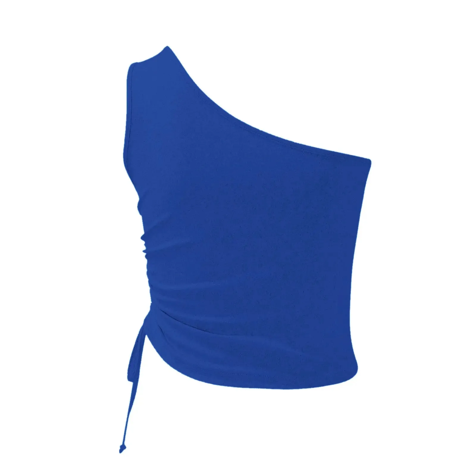 'Faer' One Shoulder Cropped Cami