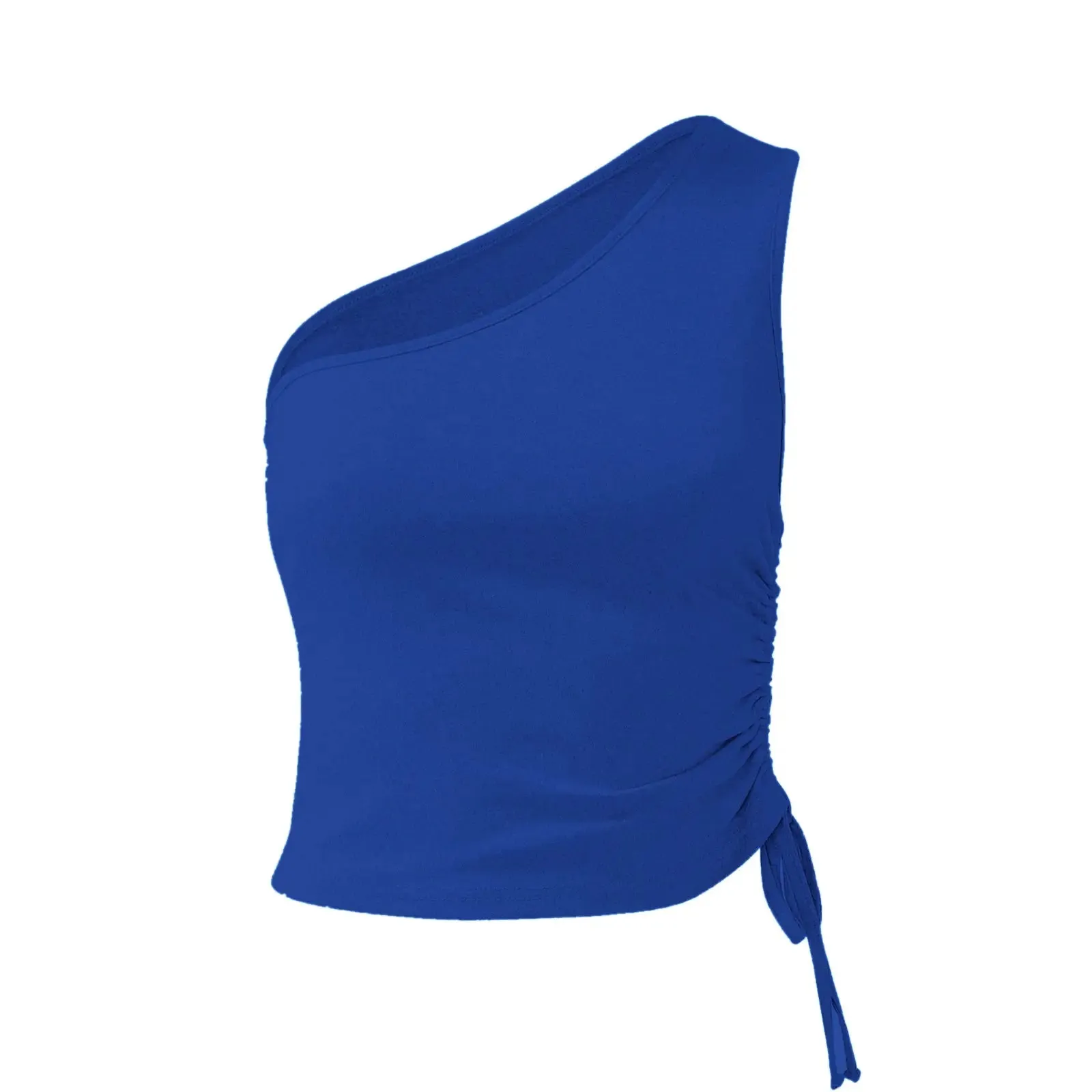 'Faer' One Shoulder Cropped Cami